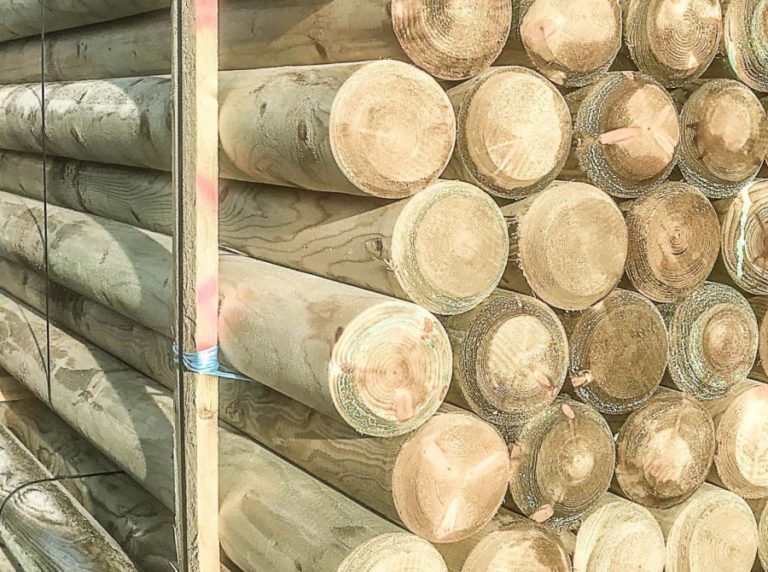 100mm Round Posts Linney FencingLinney Fencing
