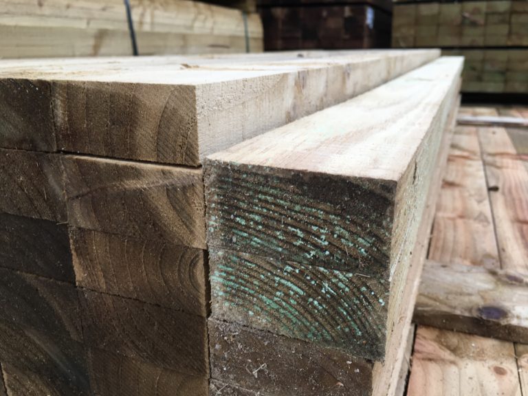 4x2 Timber wall plates Linney FencingLinney Fencing